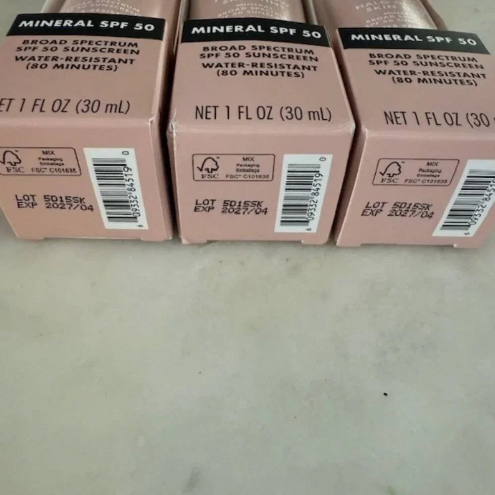 NEW ELF E.l.f. Halo Glow Skin Tint SPF 50, 16 Rich Cool NEW Exp 4/2027 QTY. 3